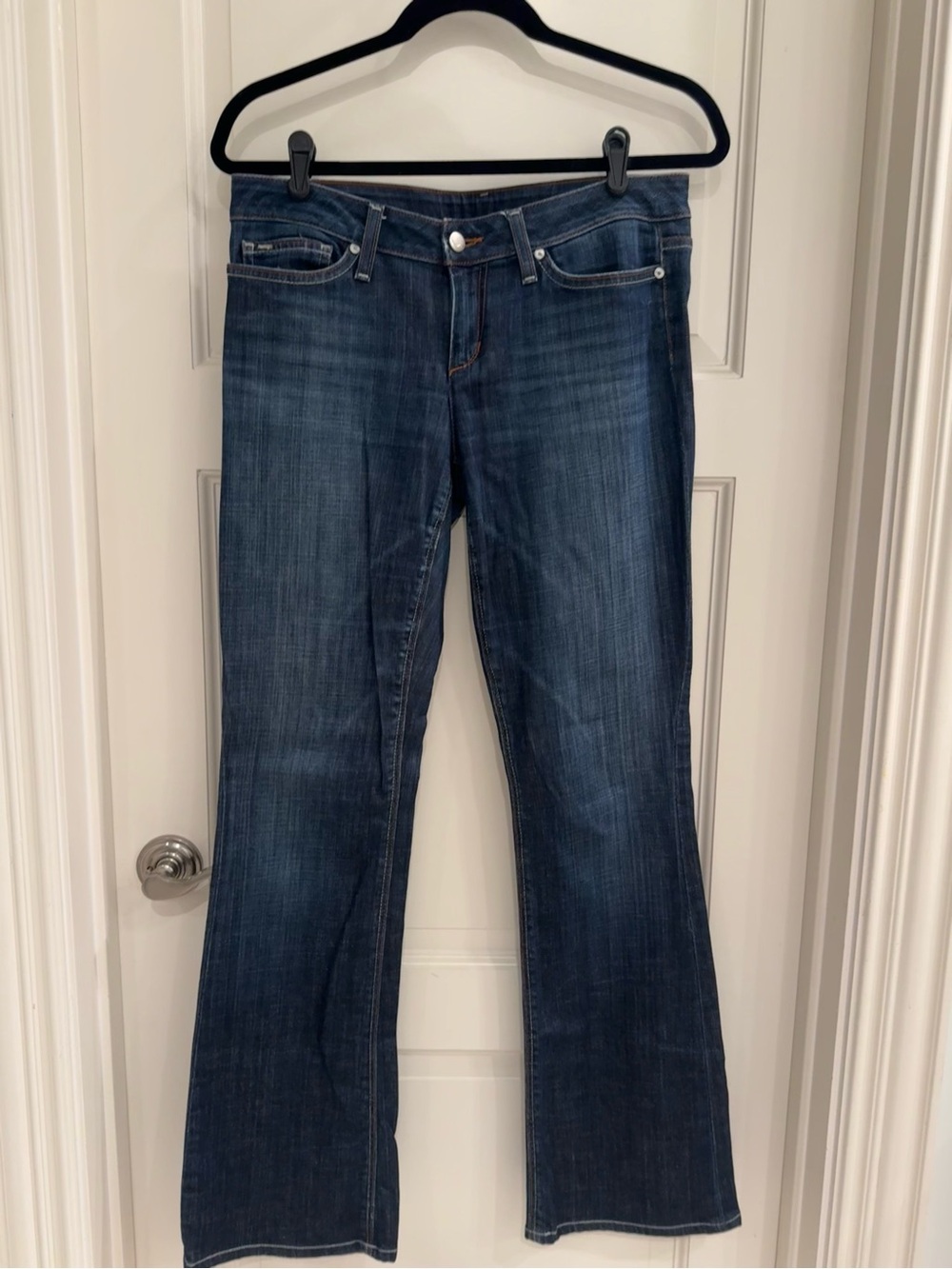 Joe's Jeans Dark Indigo Flare Jeans - Picture 1 of 5